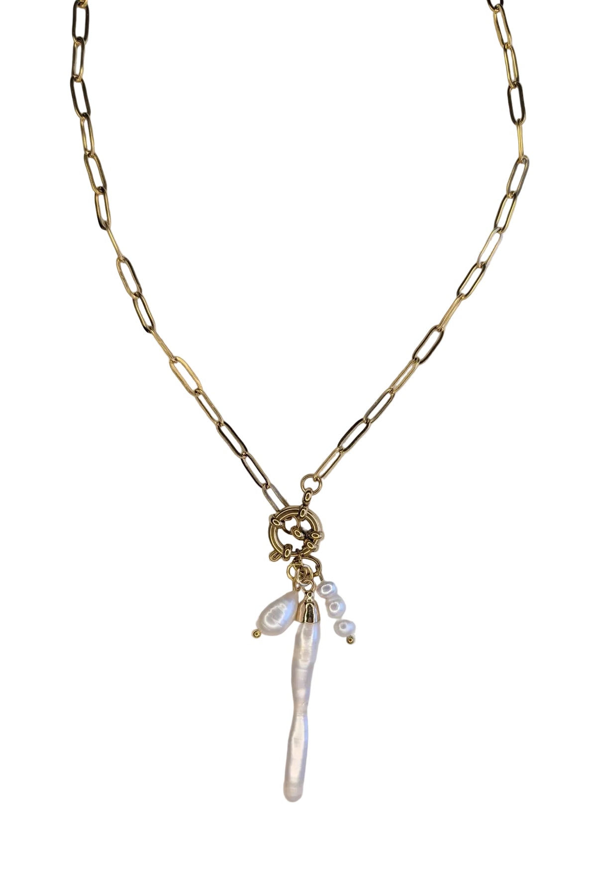 The Marella Pearl Cascade Necklace - 1 of 1