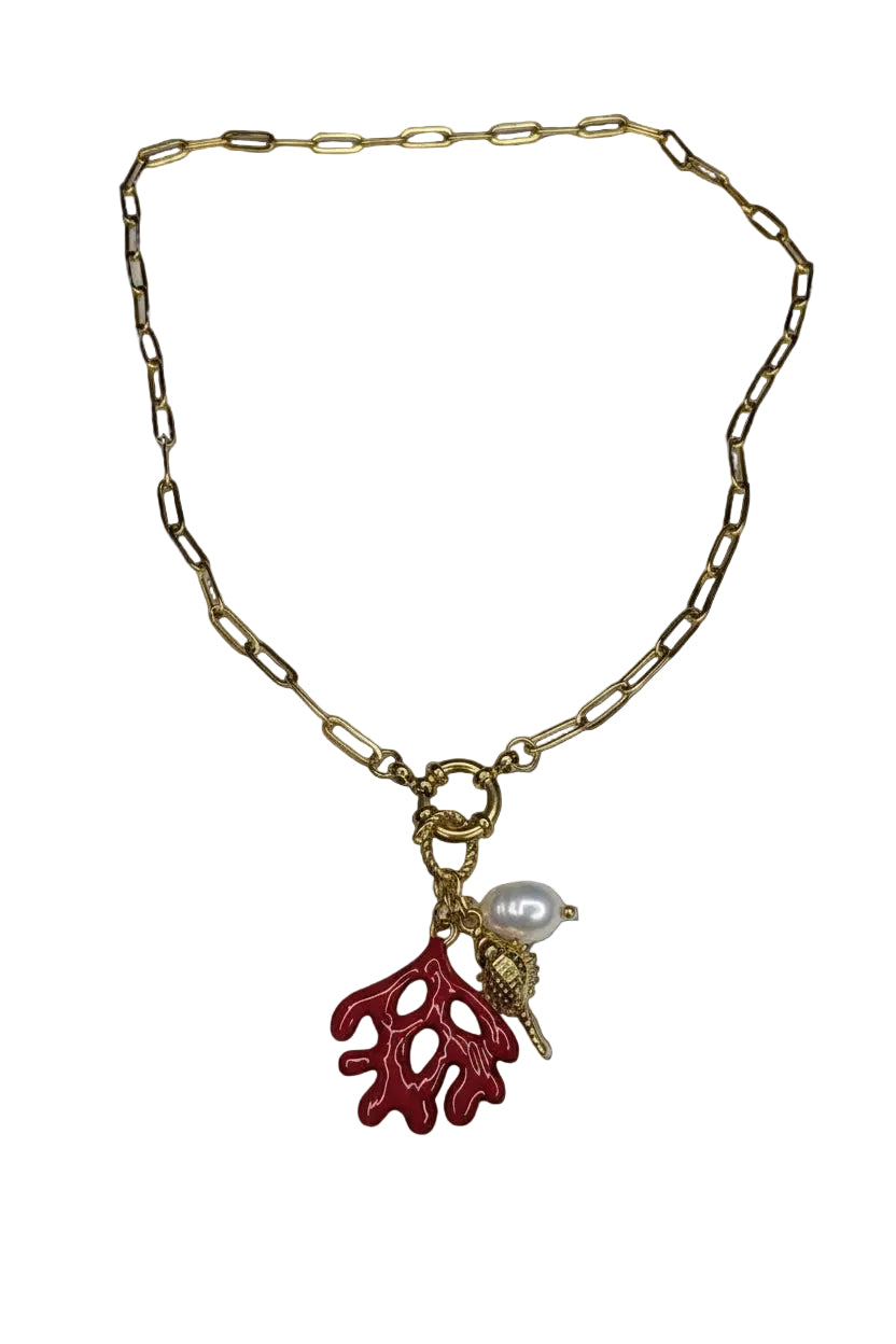 The Corallo Charm Necklace - 1 of 1