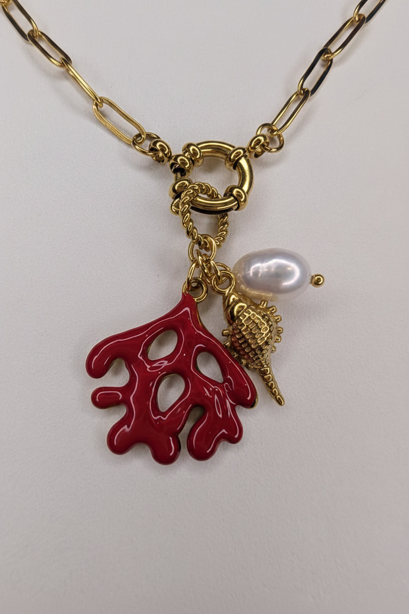 The Corallo Charm Necklace - 1 of 1